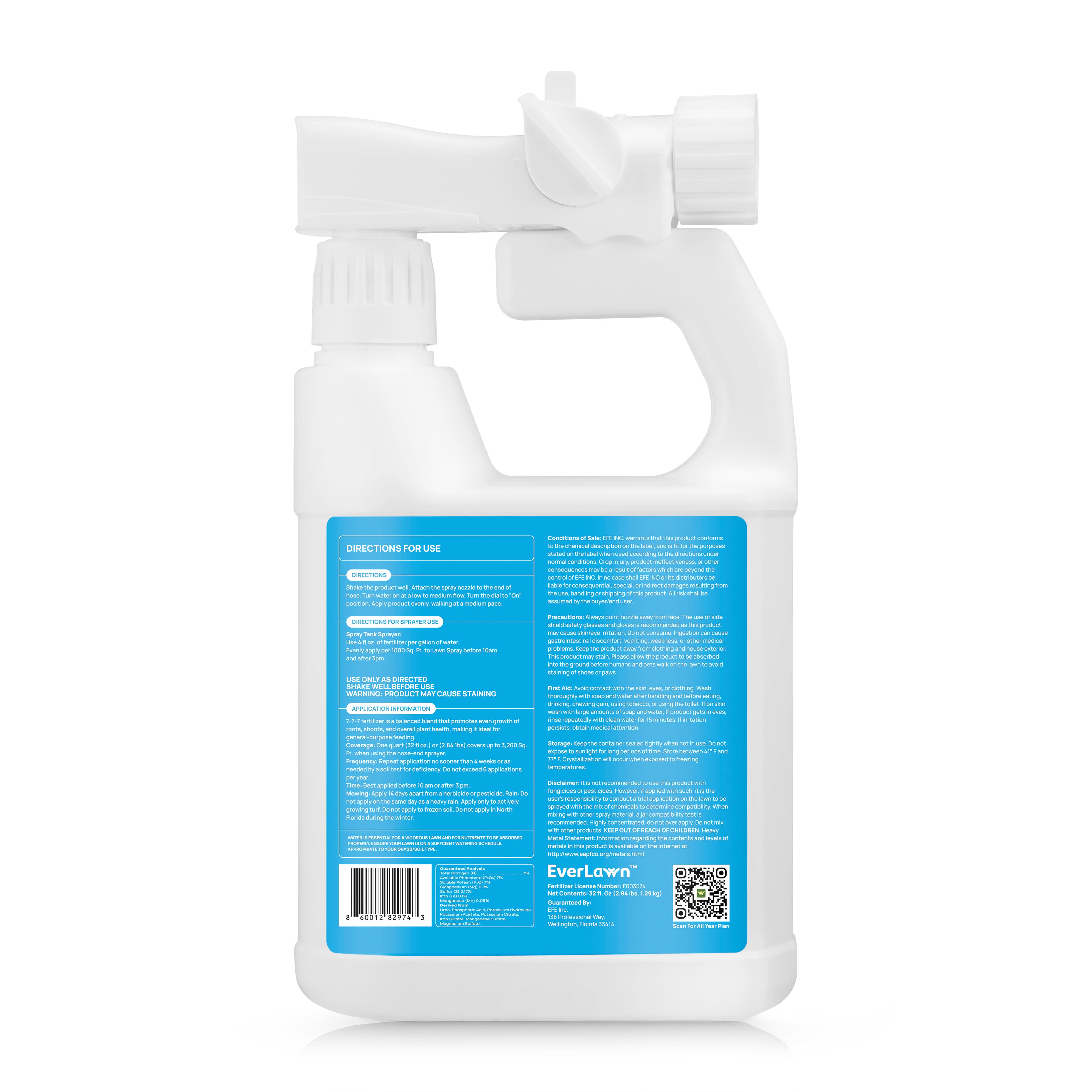 Triple 7 Liquid Fertilizer: Balanced Growth Formula
