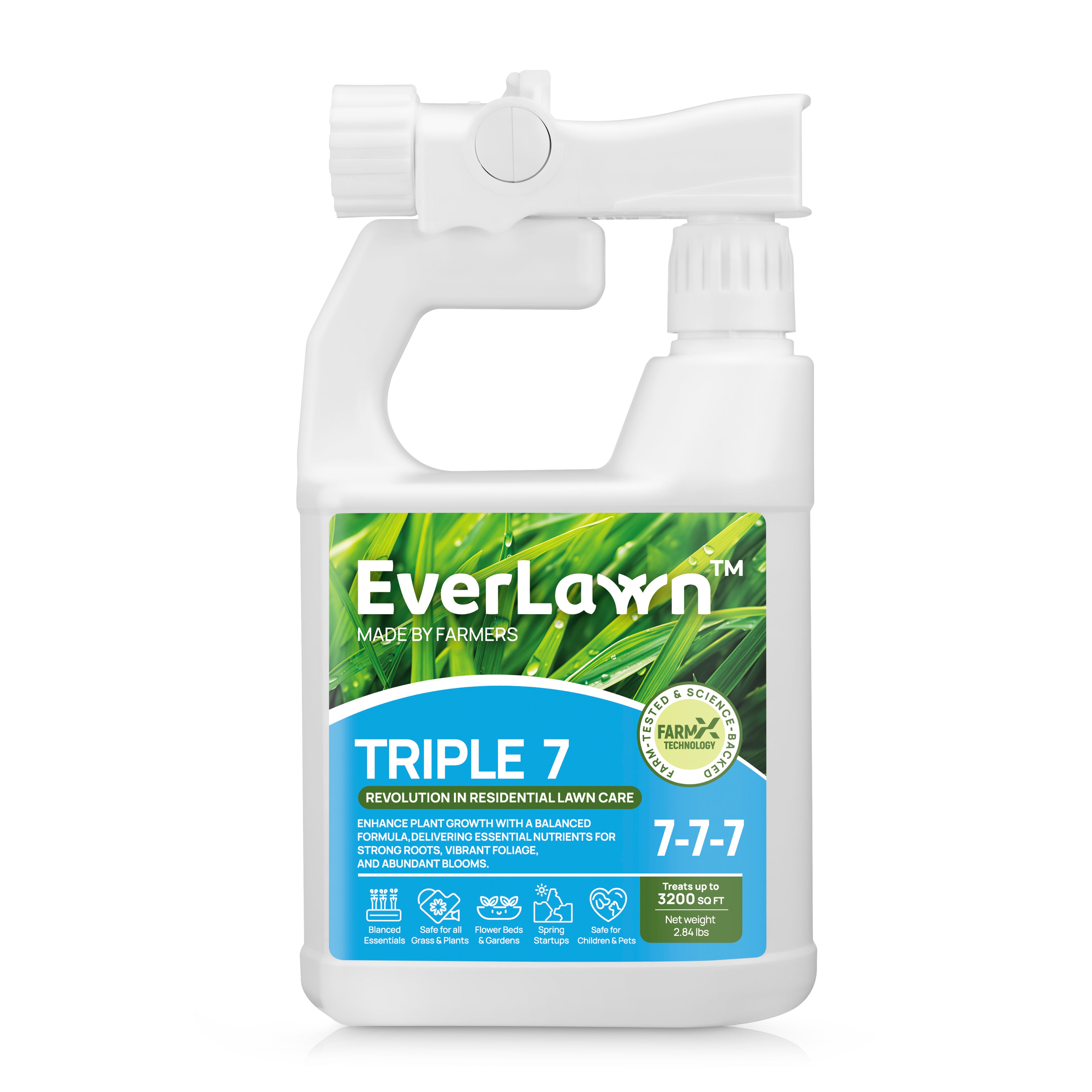 Triple 7 Liquid Fertilizer: Balanced Growth Formula